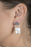 Square Freshwater Pearl Hanging Earring