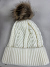 Pearl Embellished Pom Pom Beanie