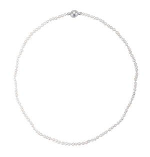 Signature freshwater pearl strand with tiny white pearls