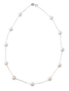 Tin cup station necklace
