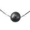 Signature floating pearl necklace