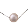 Signature floating pearl necklace- Sterling