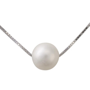 Signature floating pearl necklace