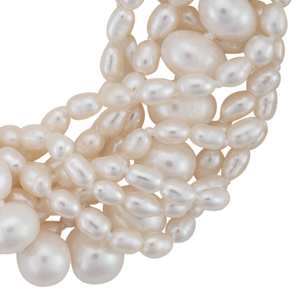 Seven strand seed pearl bracelet