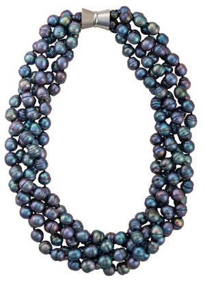 Five Strand Pearl Necklace