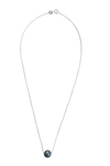 Signature floating pearl necklace- Sterling
