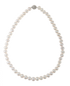 AAA freshwater pearl strand with crystal clasp