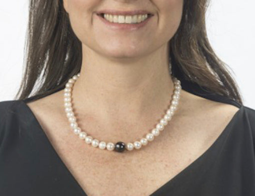 6.5-7.0mm White Freshwater Pearl Necklace - AAA Quality 6.5-7.0mm White Freshwater Pearl Necklace - AAA Quality
