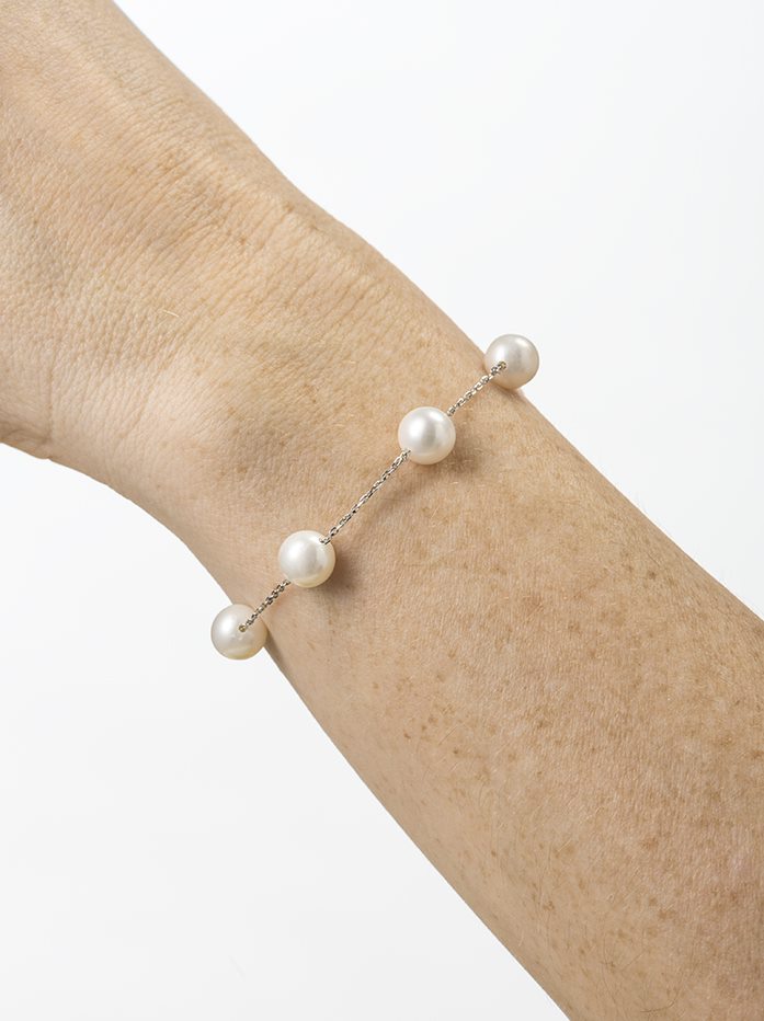 Tin cup bracelet