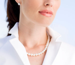 A+ signature freshwater pearl strand necklace