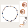 Pearls Strand, Delicate Pearl Bracelet and Pearl Studs Gift Set