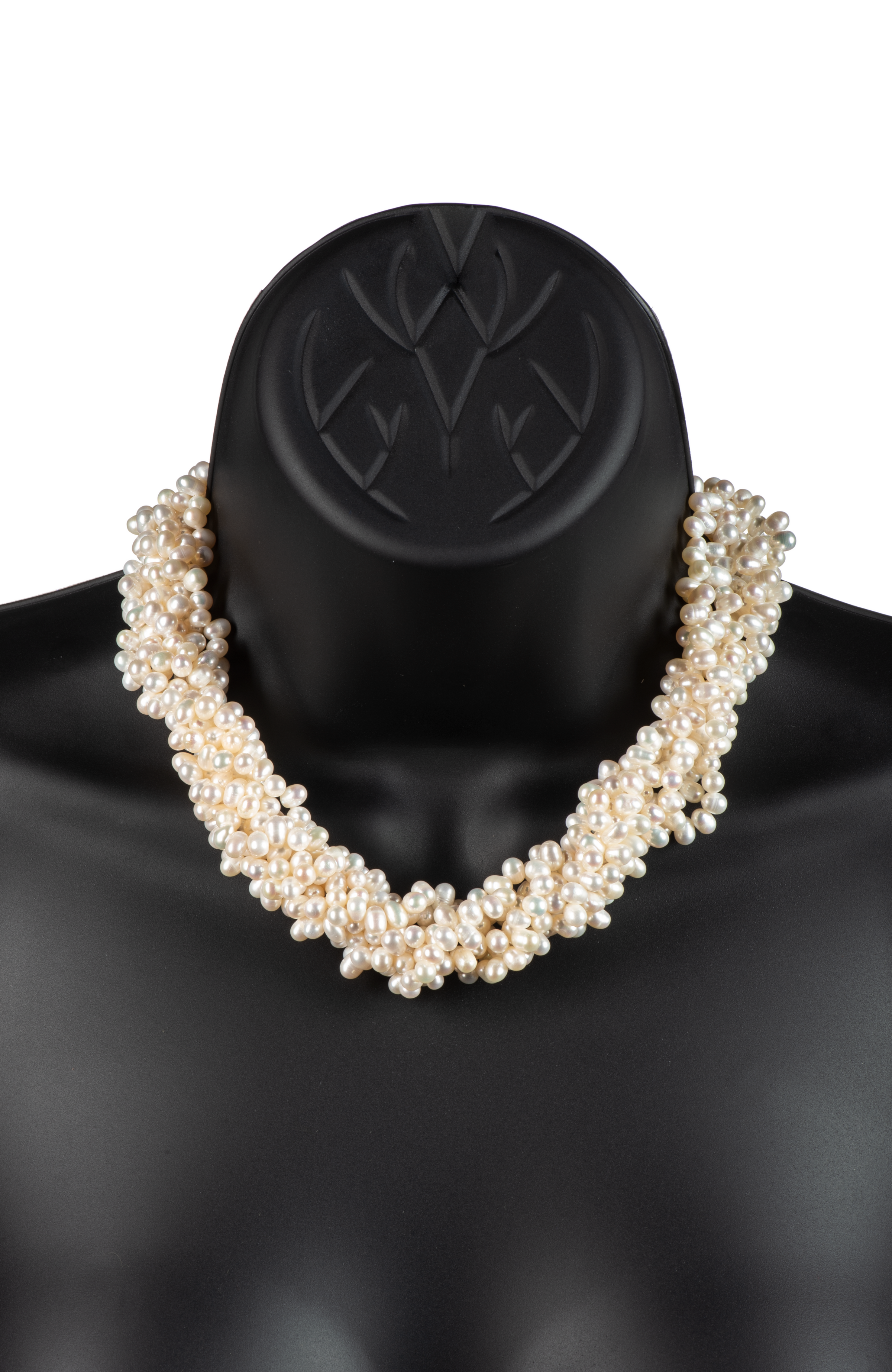 Five-strand White Pearl Necklace | Dog House Pearls Five-strand White Pearl Necklace | Dog House Pearls