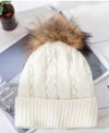 Pearl Embellished Pom Pom Beanie