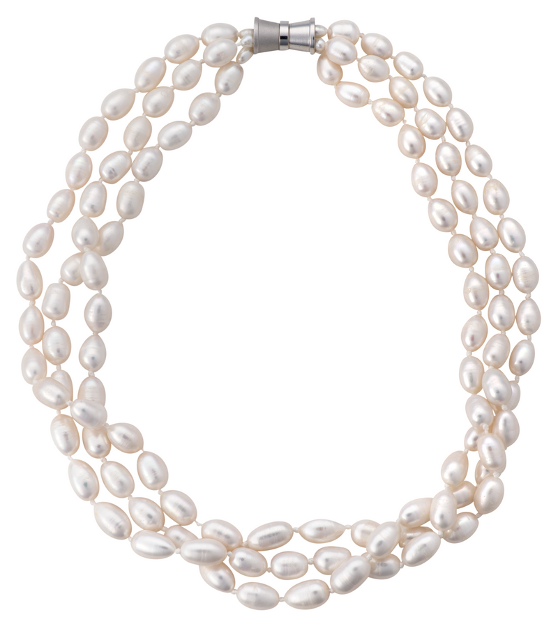 Three Strand Pearl necklace