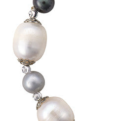 Pearl and Swarovski crystal bracelet