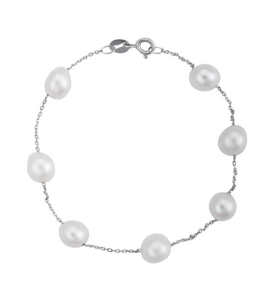 Tin cup 2025 pearl bracelet